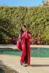 Crimson Heirloom Qaftan
