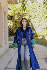 Midnight Peacock Kaftan