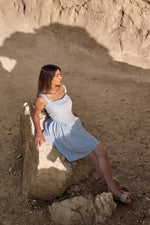 Load image into Gallery viewer, Ruched Mini Summer Dress — view 2 — Wujud
