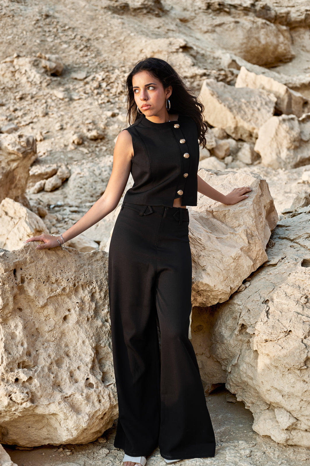 Tailored Buttoned Co-Ord Set