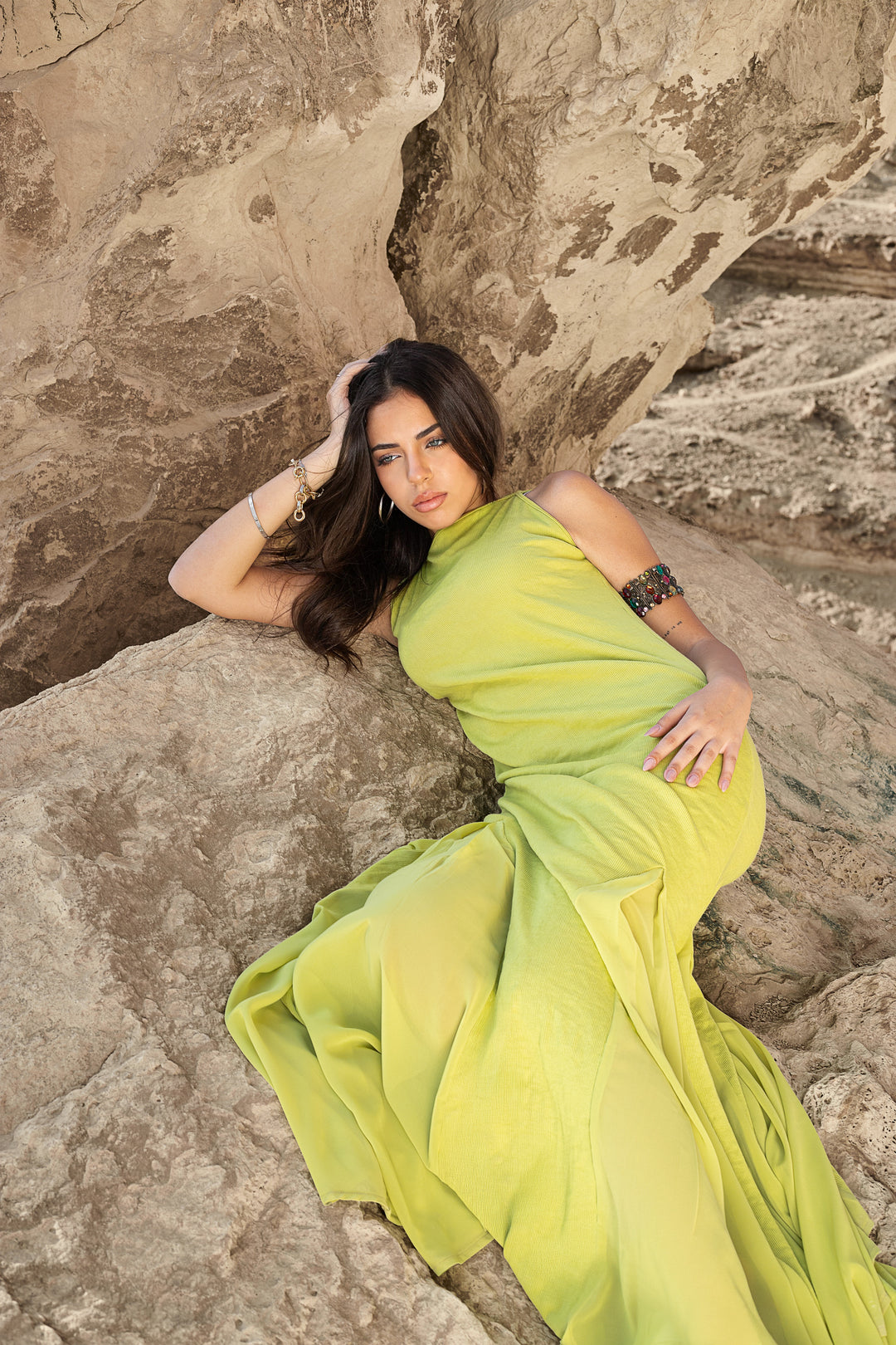 Sculpted Minimal Maxi Dress — view 2 — Wujud