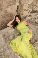 Load image into Gallery viewer, Sculpted Minimal Maxi Dress — view 2 — Wujud
