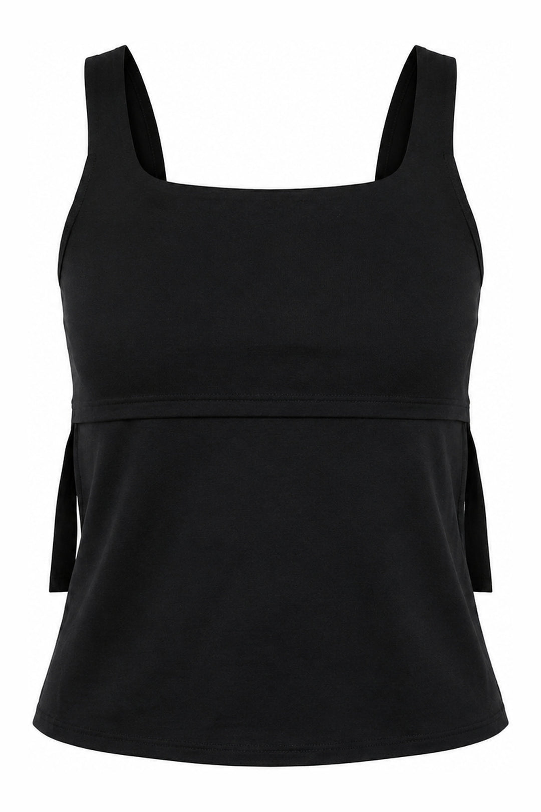Midnight Black Strap Top — Wujud