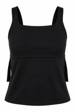 Load image into Gallery viewer, Midnight Black Strap Top — Wujud

