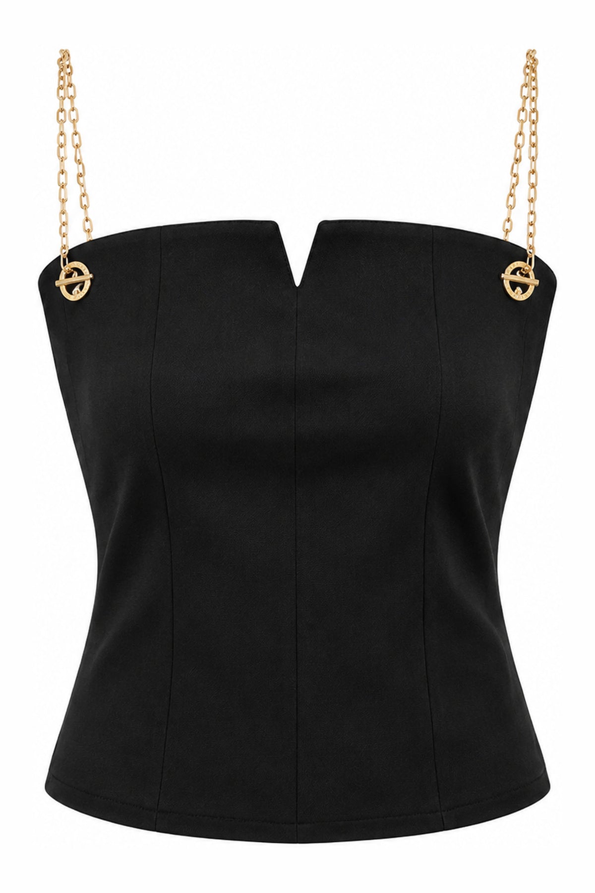 Midnight chain corset top — wujud