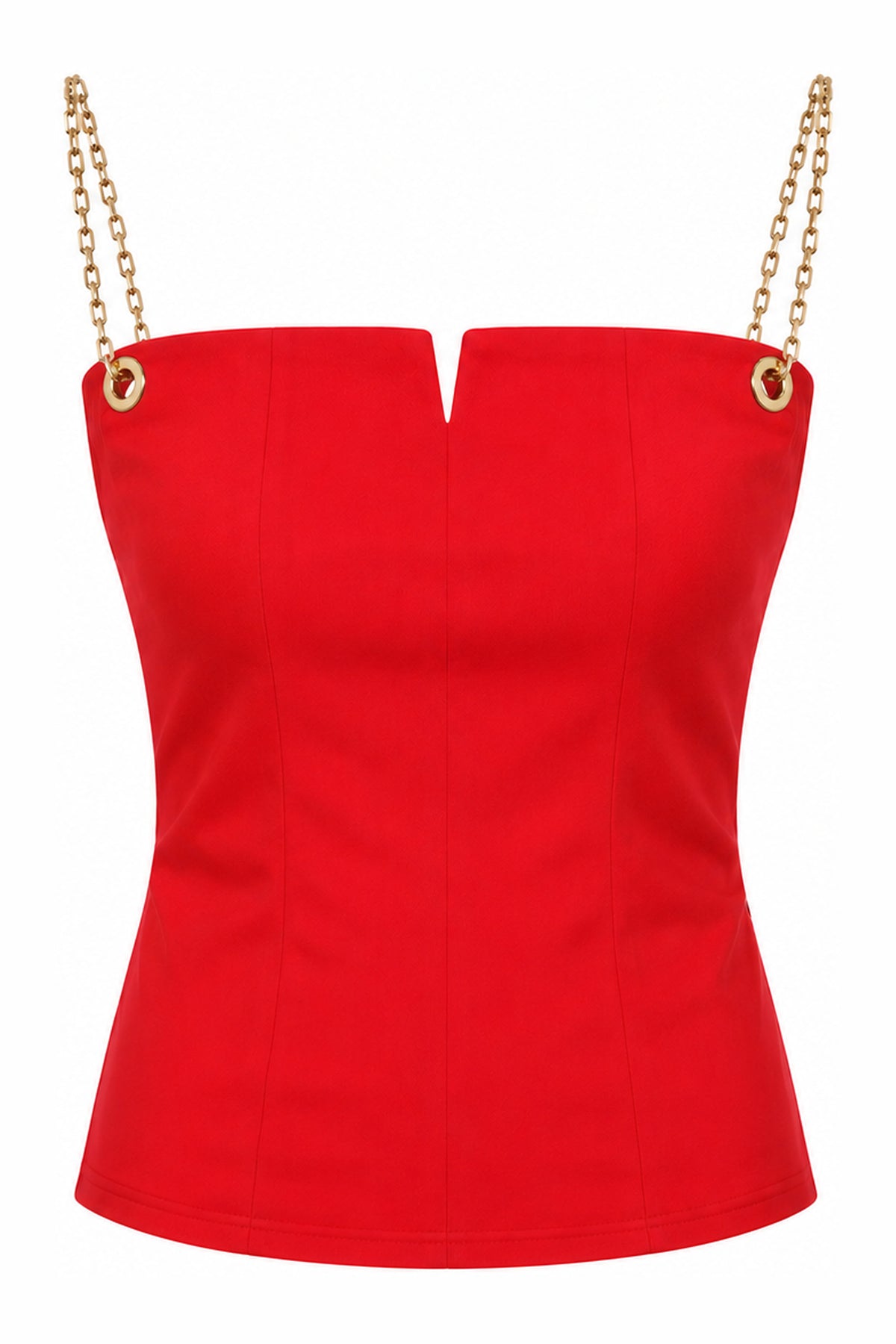 Scarlet chain strap top — wujud