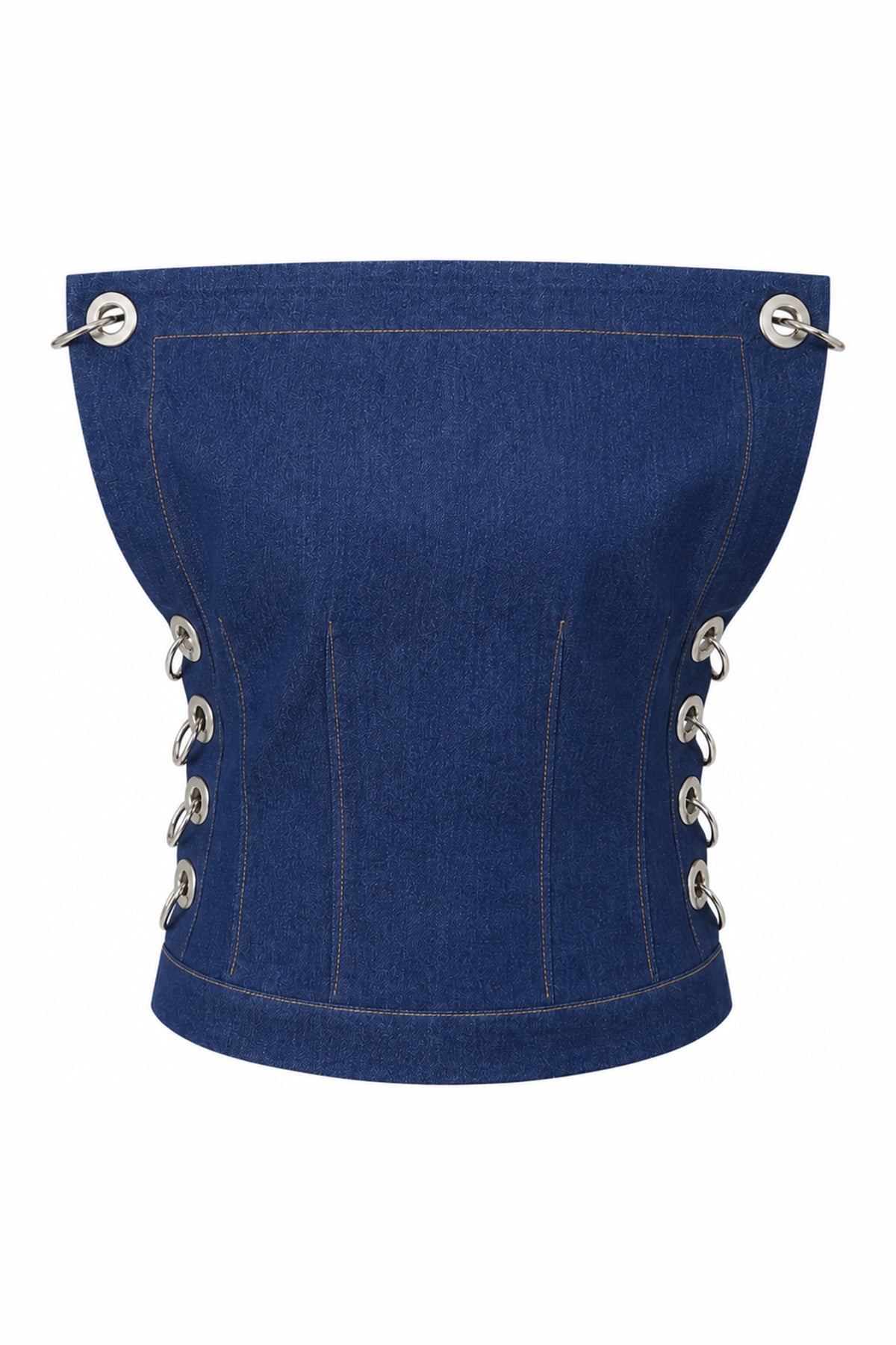 Statement denim top — wujud
