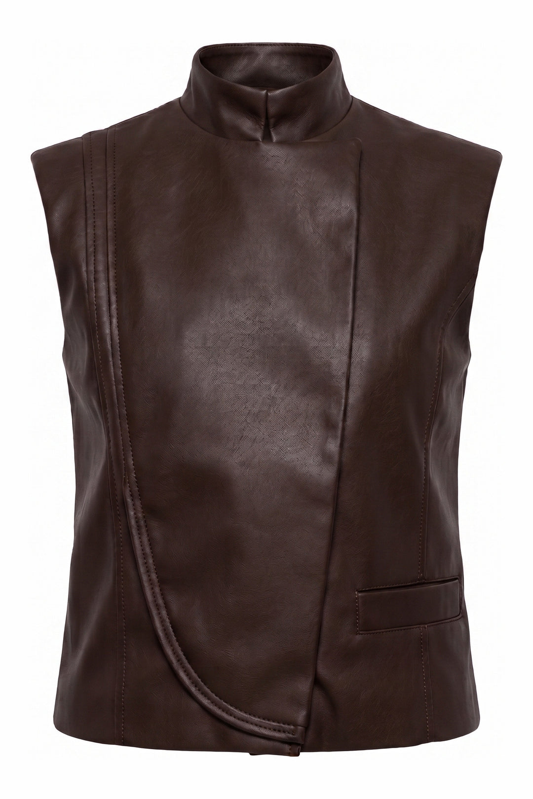 vest in Brown — Wujud
