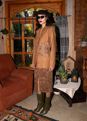 jacket corset - Brown - image