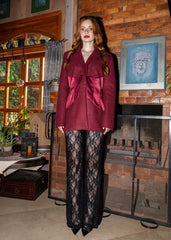 jacket corset - red - image