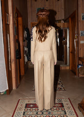 pants - beige - image