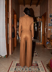 pants - Brown - image