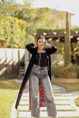 Noir Motion Open Qaftan