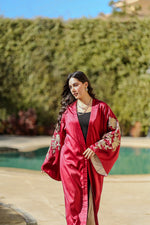 Load image into Gallery viewer, Crimson Heirloom Qaftan
