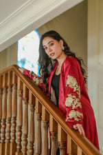 Load image into Gallery viewer, Crimson Heirloom Qaftan
