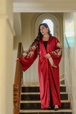 Load image into Gallery viewer, Crimson Heirloom Qaftan

