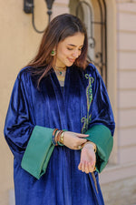 Load image into Gallery viewer, Midnight Peacock Kaftan

