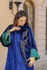Load image into Gallery viewer, Midnight Peacock Kaftan
