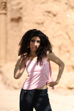 Load image into Gallery viewer, Blush Pink Strap Top — Wujud
