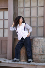 Load image into Gallery viewer, Statement Contrast Shirt - White
