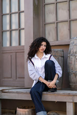 Load image into Gallery viewer, Statement Contrast Shirt - White
