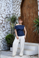 Load image into Gallery viewer, Statement Denim Top
