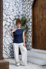 Load image into Gallery viewer, Statement Denim Top
